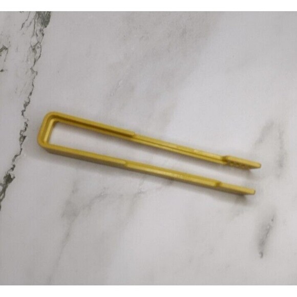 Tupperware Toaster Tongs Harvest Gold Hostess Party Gift Kitchen Gadget VTG - Picture 5 of 6